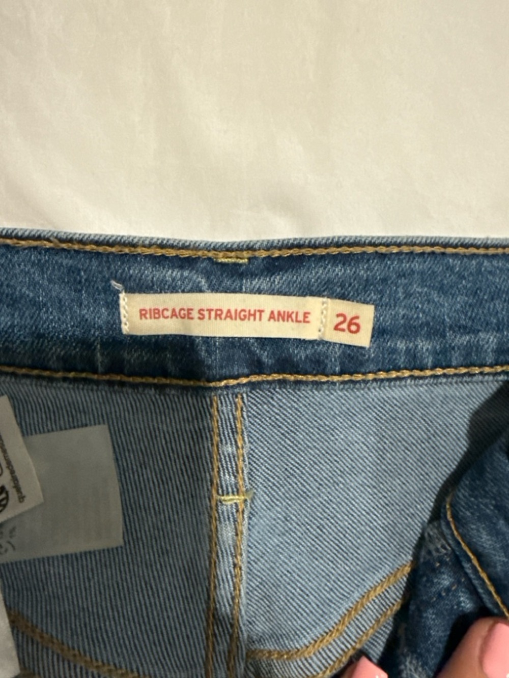 Classic High-Rise Blue Women's Jeans - Picture 2 of 3